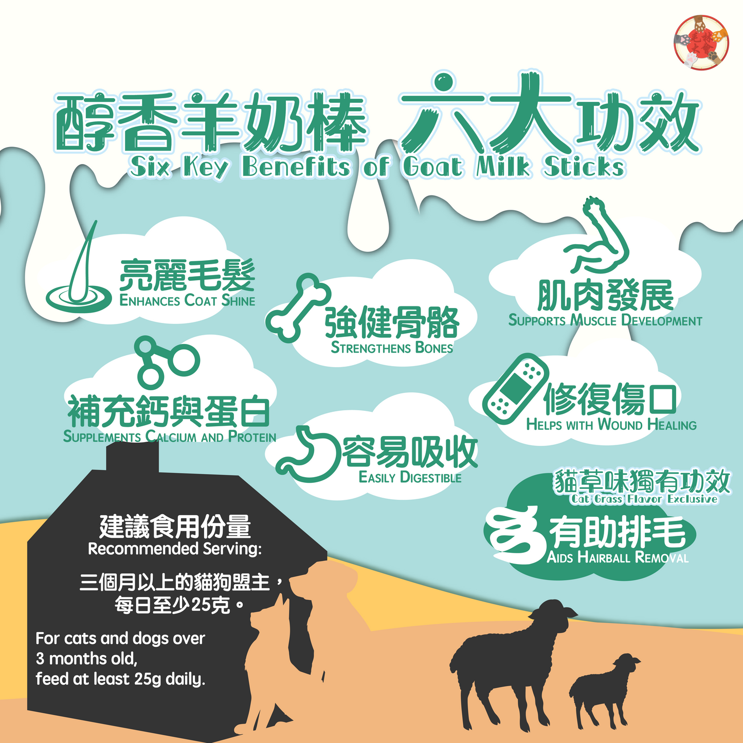 醇香羊奶棒 (貓草味)